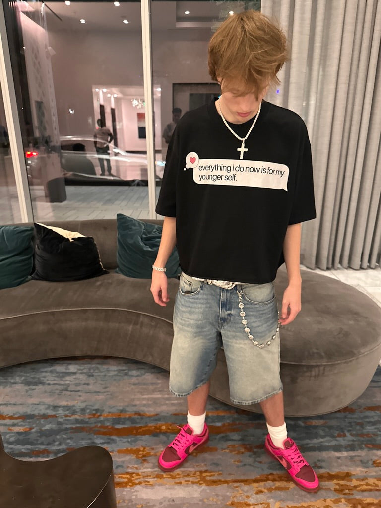 iMessage Boxy Cropped Tee
