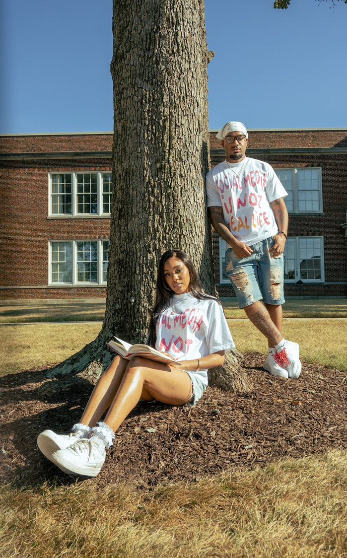 Social Media Is Not Real Life Tee