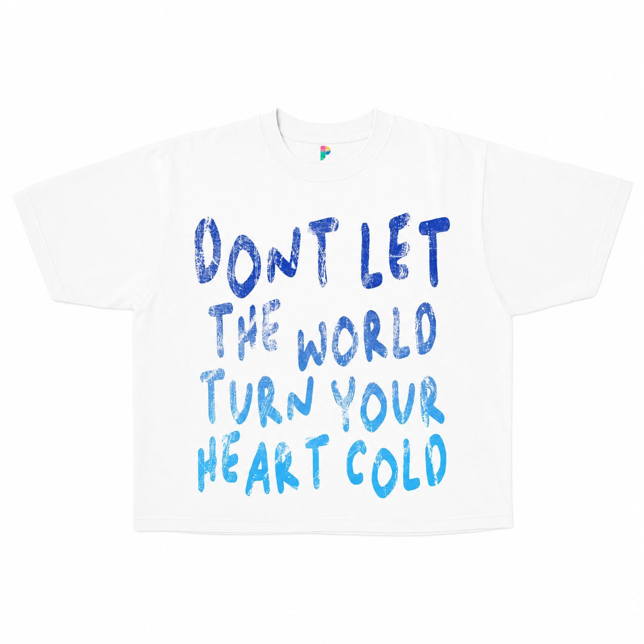 Heart Cold Boxy Cropped Tee
