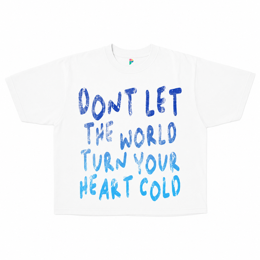 Heart Cold Boxy Cropped Tee