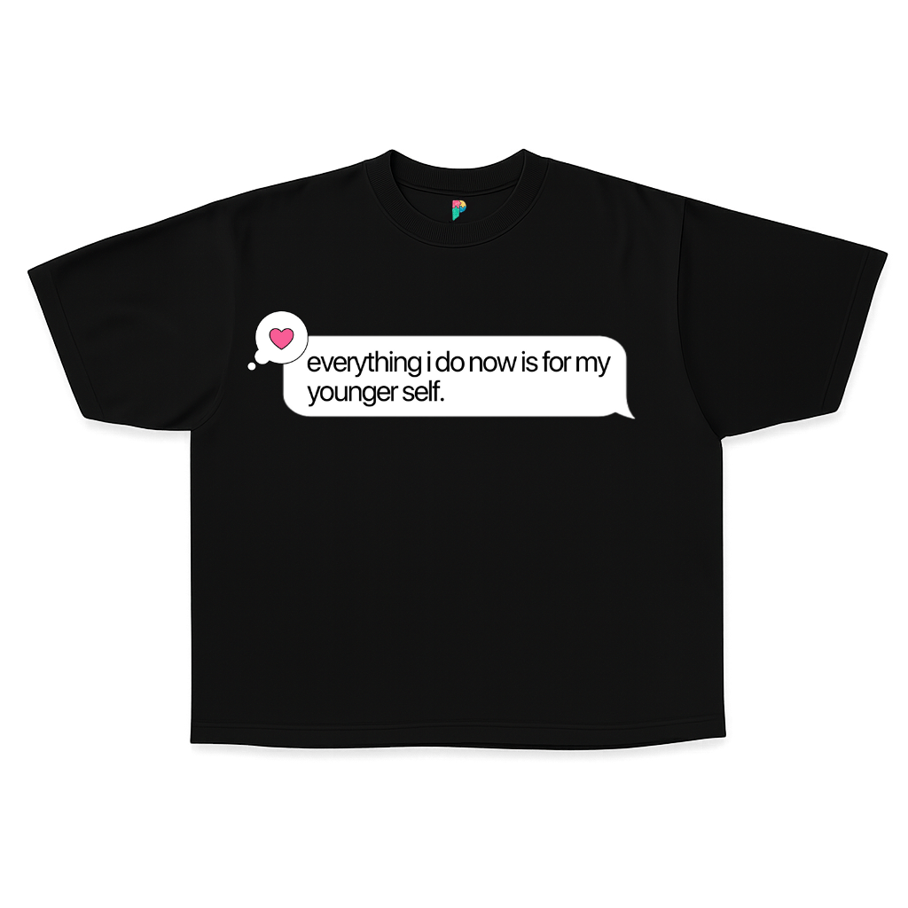 iMessage Boxy Cropped Tee